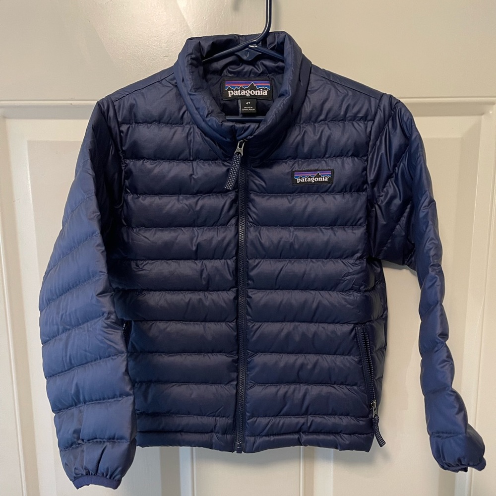 Like-New Boys’ Patagonia Down Sweater Jacket, 4T